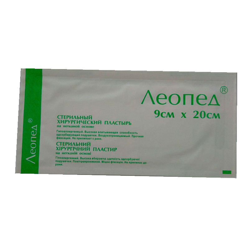 Лейкопластир Леопед 9 см х 20 см №1/ Леон Фарм